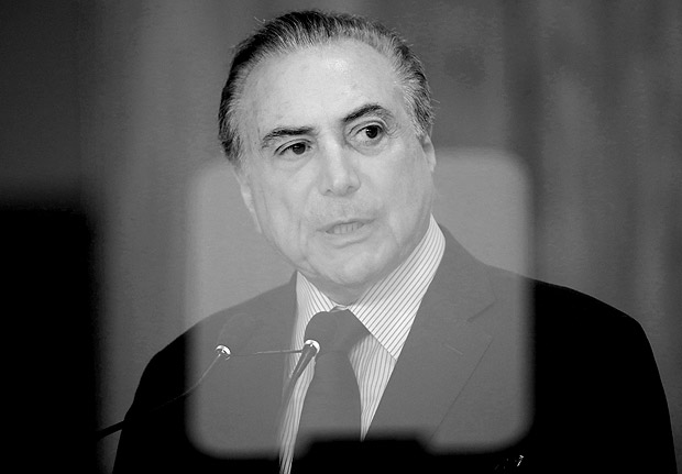 Brazil's President Michel Temer speaks during a press statement at the Planalto Palace, in Brasilia