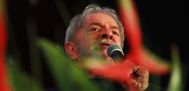 Ex-presidente Luiz Incio Lula da Silva durante evento do PC do B