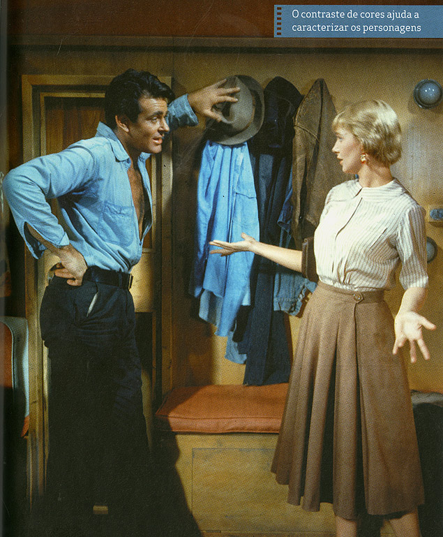 Stuart Whitman e Joanne Woodward em cena do filme "O Som e a Fria" (1959), adaptao do livro homnimo de William Faulkner