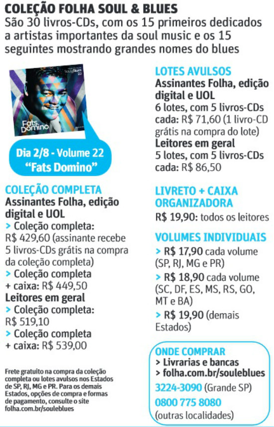 Fats Domino - Coleo folha