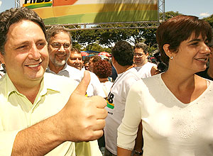 Rosinha Matheus ao lado do marido, Anthony Garotinho 