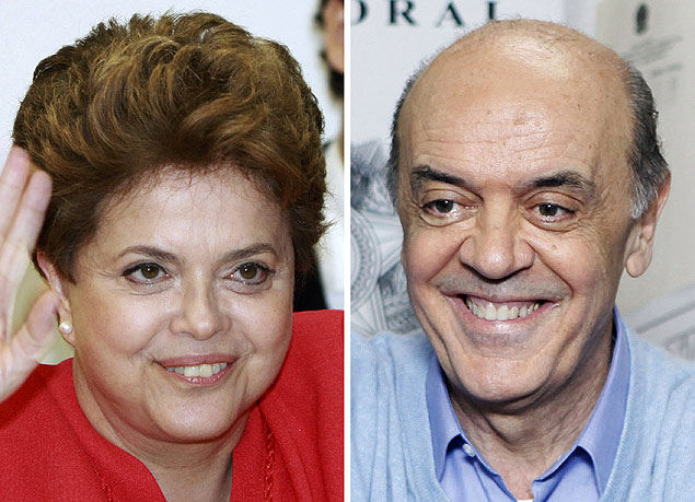 Dilma Rousseff (PT) e José Serra (PSDB) irão disputar o segundo turno da eleição presidencial no dia 31 de outubro.
