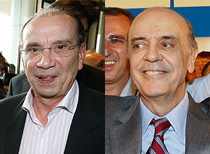 Aloysio Nunes (esq) e Jos Serra, favoritos para disputar a Prefeitura de SP em 2012