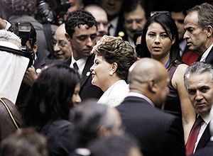 Dilma Rousseff toma posse como presidente da República no Congresso