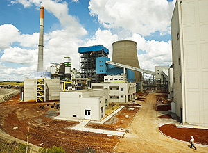 Usina termelétrica Candiota 3, no Rio Grande do Sul, que receberia a visita de Dilma hoje