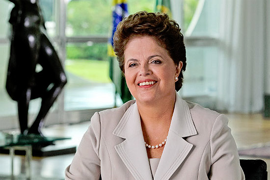 Dilma durante pronunciamento de rádio e TV convocado por causa do 1º de Maio