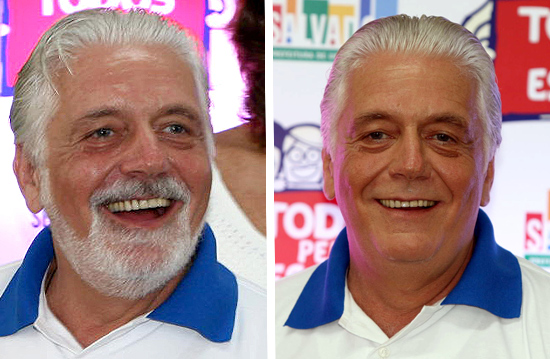 O governador da Bahia, Jacques Wagner (PT), recebeu R$ 500 mil da Gillette para raspar a barba que cultiva há 34 anos