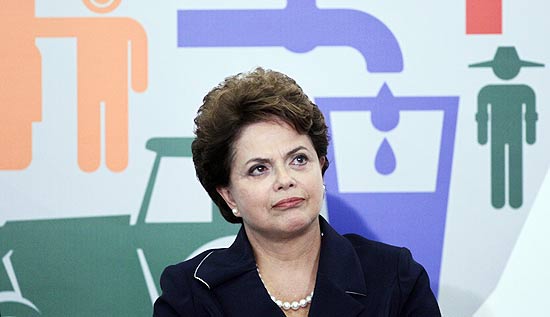 A presidente Dilma Rousseff durante o lançamento do Brasil sem Miséria, no mês passado, em Brasília