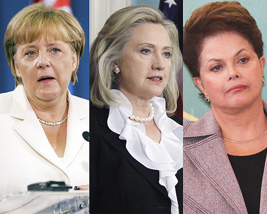 Angelar Merkel, Hillary Clinton e Dilma Rousseff estão no topo da lista de mais poderosas da 'Forbes