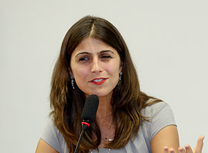 Pr-candidata e deputada Manuela D'vila (PC do B-RS)