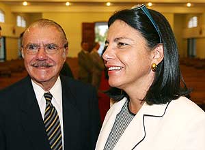 José Sarney ao lado da filha Roseana em 2007