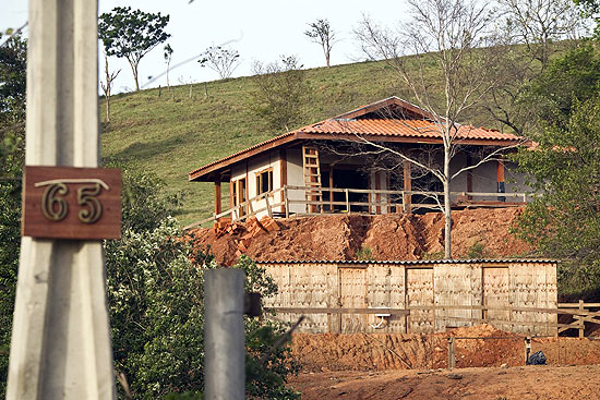 Casa em construção do ministro do Esporte, Orlando Silva, em condomínio de luxo