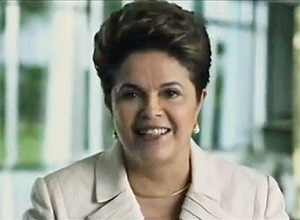 Dilma no último pronunciamento em rede de rádio e TV em 2011