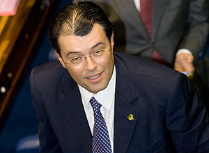 Eduardo Braga (PMDB-AM) no plenário do Senado Federal
