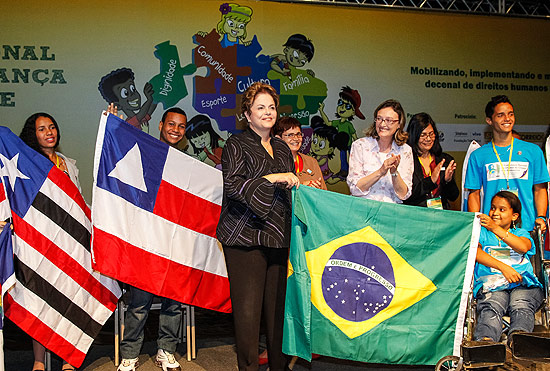 Dilma na 9 Conferncia Nacional dos Direitos da Criana e do Adolescente, em Braslia