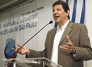 O candidato do PT  Prefeitura de SP, Fernando Haddad