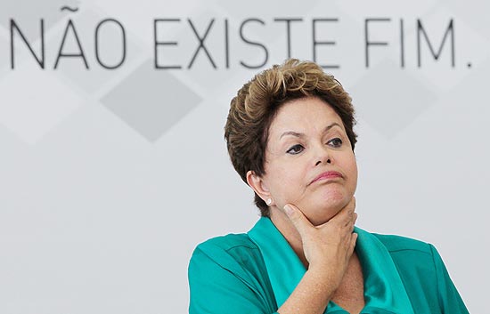 Presidente Dilma Rousseff, que pediu "pibo grando" para 2013