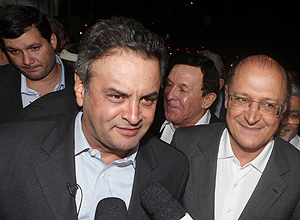 O senador Acio Neves participou, na noite desta segunda-feira e o governador Geraldo Alckmin durante Congresso Estadual do PSDB-SP