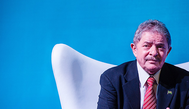 Ex-presidente Luiz Inácio Lula da Silva em evento sobre Os Novos Desafios da Sociedades em São Paulo
