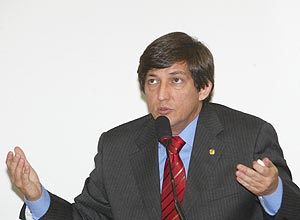 Ex-deputado Carlos Rodrigues, em depoimento na Cmara