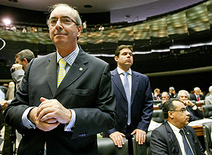 Deputado Eduardo Cunha, lder do PMDB na Cmara