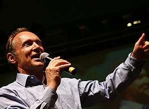 Tim Berners-Lee na abertura do Campus Party 2009