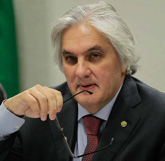 O senador Delcdio Amaral (PT-MS), lder do governo no Senado