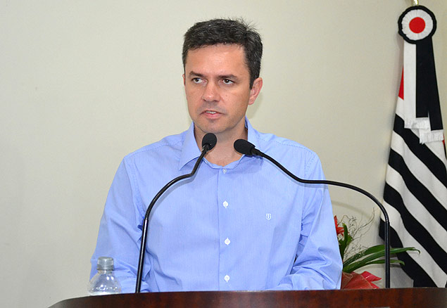 Mrcio Faber (PV), que deixou a Prefeitura de Paranapanema, no interior de SP