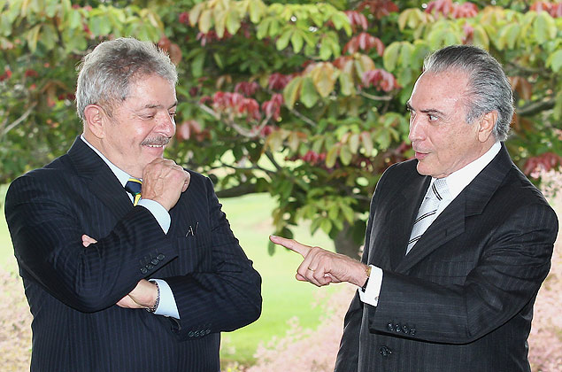 Lula e Michel Temer