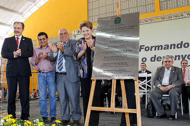 Durante inaugurao de trs institutos federais em em Cear-Mirim, Dilma  vaiada por defender a governadora Rosalba Ciarlini (DEM)