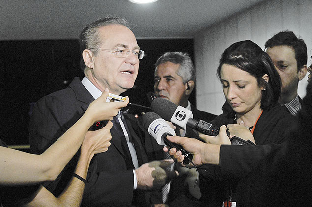 O presidente do Senado, Renan Calheiros (PMDB)
