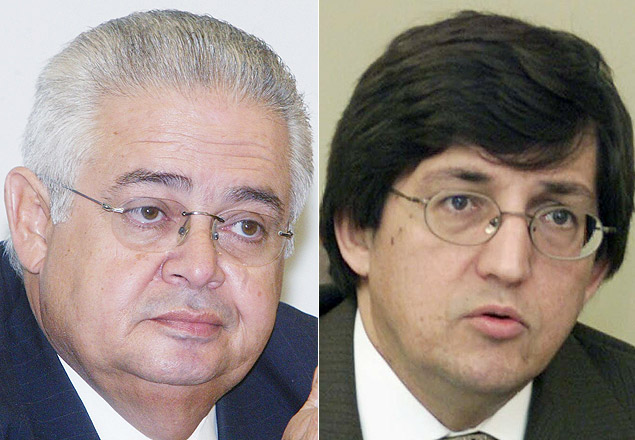 Os ex-deputados Pedro Corra e Bispo Rodrigues, condenados pelo mensalo