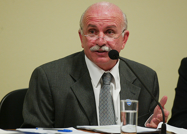 Emerson Palmieri durante depoimento  CPMI da Compra de Votos, no Senado em Braslia