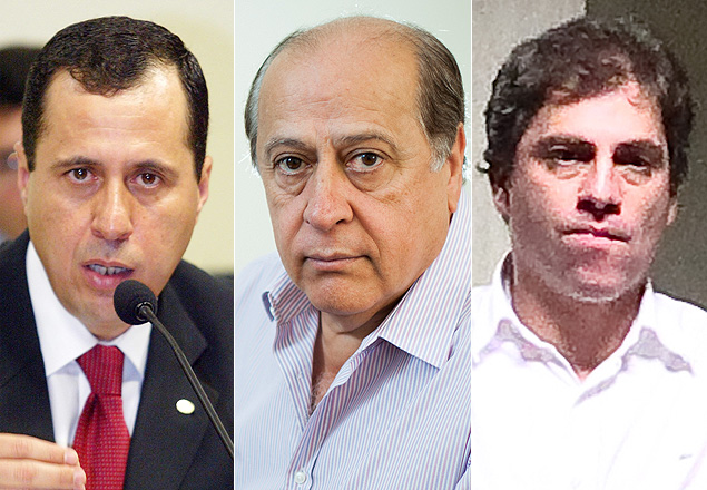 O ex-deputado Romeu Queiroz, o ex-vice-presidente do Banco Rural Jos Roberto Salgado e o ex-dirigente Vincius Samarane