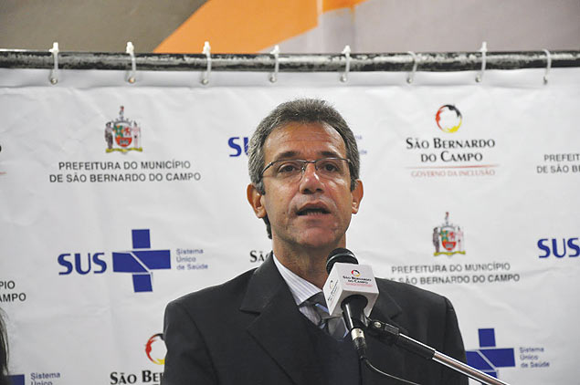 O secretário de Saúde de São Bernardo, Arthur Chioro