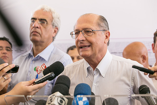 O governador Geraldo Alckmin disse que Acio  muito bem-vindo em So Paulo