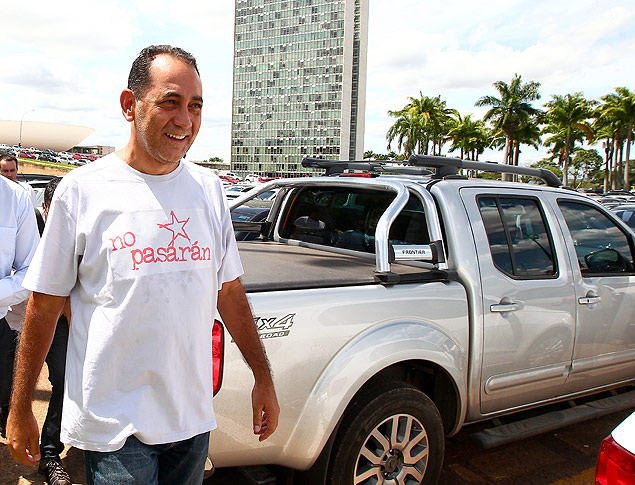 O deputado federal Joo Paulo Cunha (PT-SP) um dia antes de ser preso, em Braslia