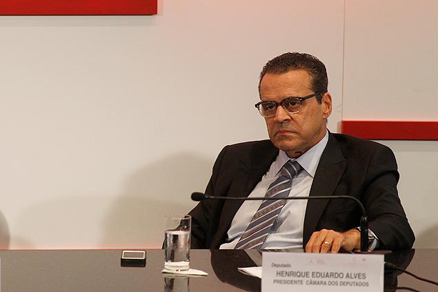 O presidente da Cmara, Henrique Eduardo Alves (PMDB-RN), em evento na sede da CNI 