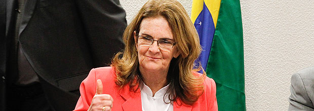 Graa Foster d explicaes no Senado sobre denncias envolvendo a Petrobras