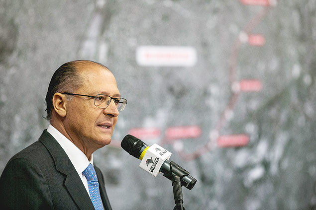 Alckmin anuncia edital da linha 18-bronze, (monotrilho Tamandatue-So Bernardo do Campo)