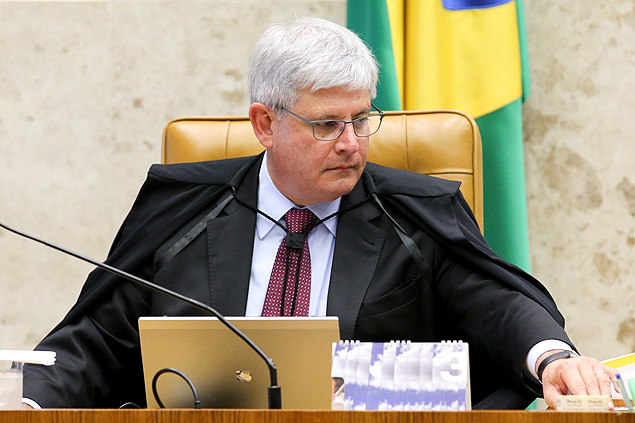 O procurador-geral, Rodrigo Janot, no STF; para crticos do auxlio-moradia, a verba  usada para aumentar salrios