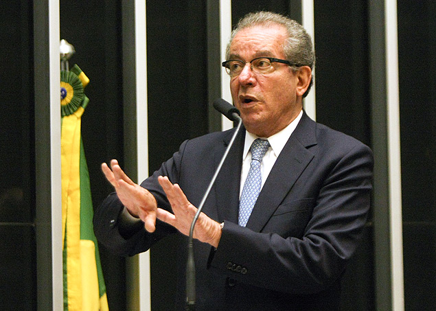 O deputado federal Jos Anbal, do PSDB, discursa no plenrio da Cmara