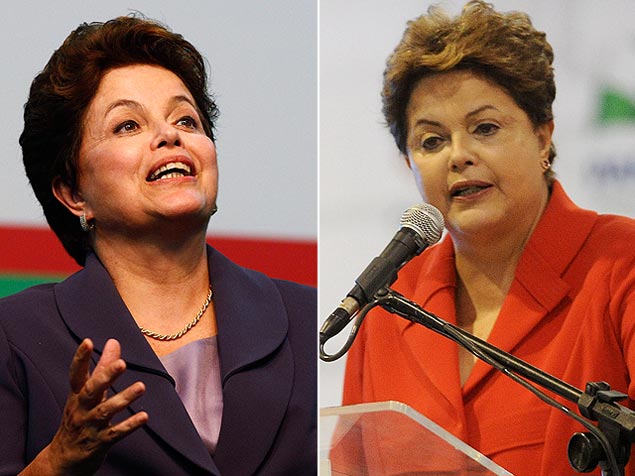Dilma visita Curitiba para anunciar verba para o metrô: em outubro de 2011 (à esq.) e em outubro de 2013, que ainda não saiu do papel