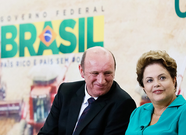 Ao lado do ministro da Agricultura, Neri Geller, Dilma anuncia investimento de R$ 156 bi no setor agrcola