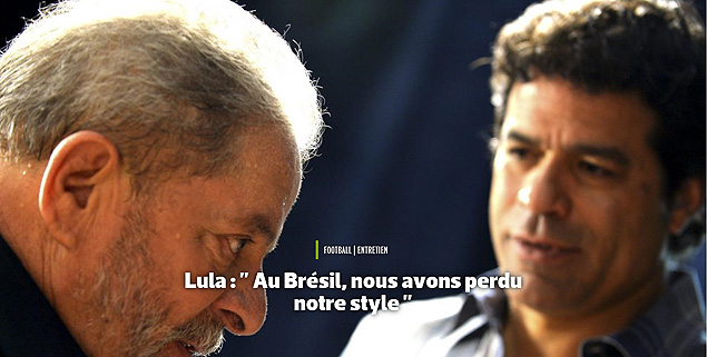 O ex-presidente Luiz Incio Lula da Silva, na capa do 'L'quipe', em entrevista para Ra