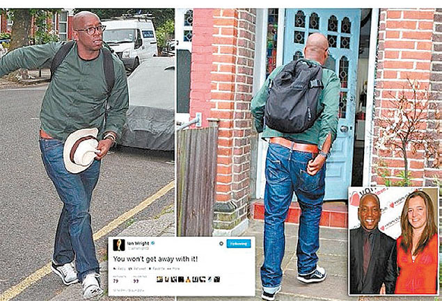 O 'Daily Mail' falava sobre Ian Wright, que deixou o Brasil porque sua famlia foi assaltada