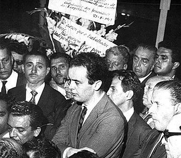 Jos Serra, quado era presidente da UNE (Unio Nacional dos Estudantes), em 1963 