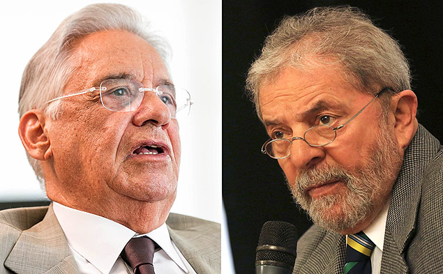 Os ex-presidente Fernando Henrique Cardoso e Luiz Inacio Lula da Silva