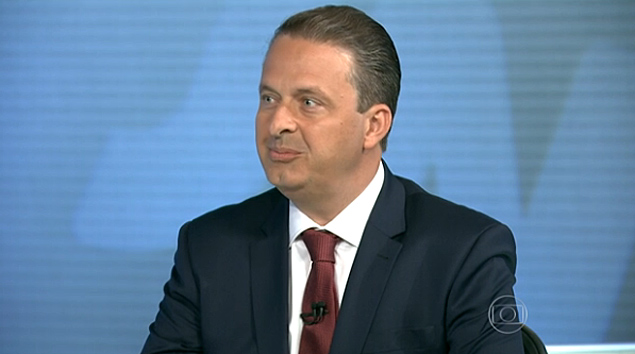 Eduardo Campos em entrevista ao Jornal Nacional da TV Globo no dia 12 de agosto de 2014