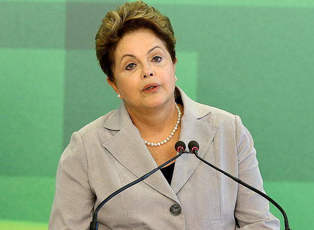 A presidente Dilma Rousseff faz pronunciamento sobre a morte do candidato Eduardo Campos